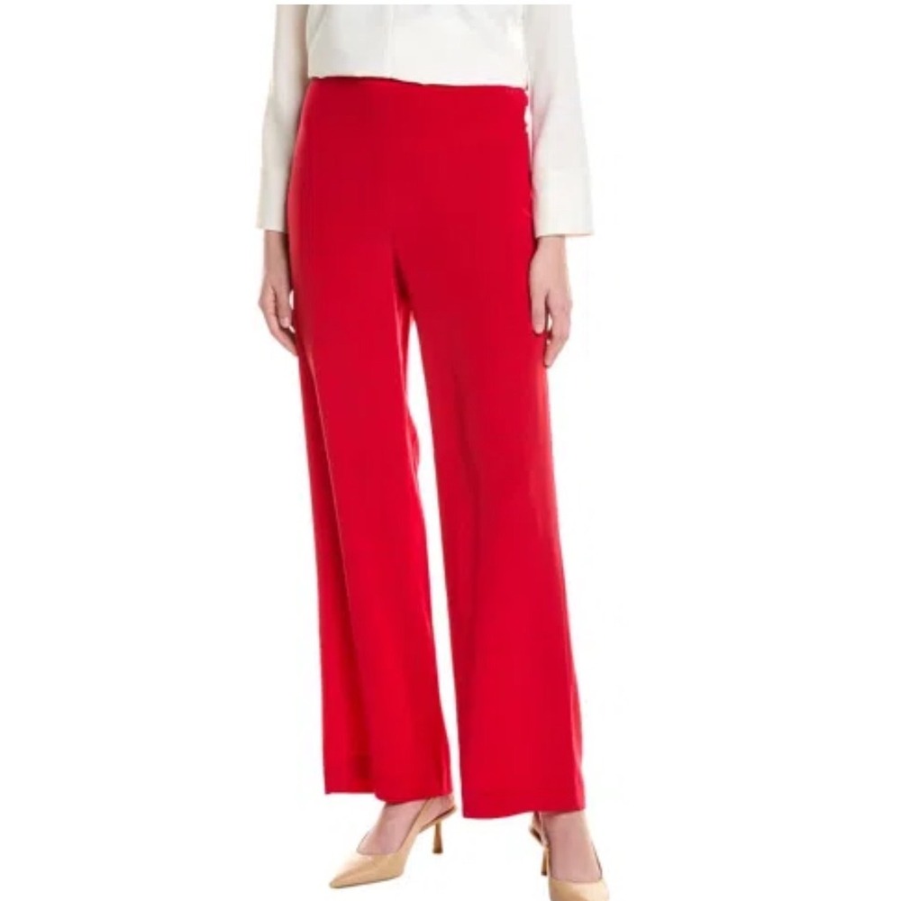 St. John Knit Pants Red Size 2 Gently Used